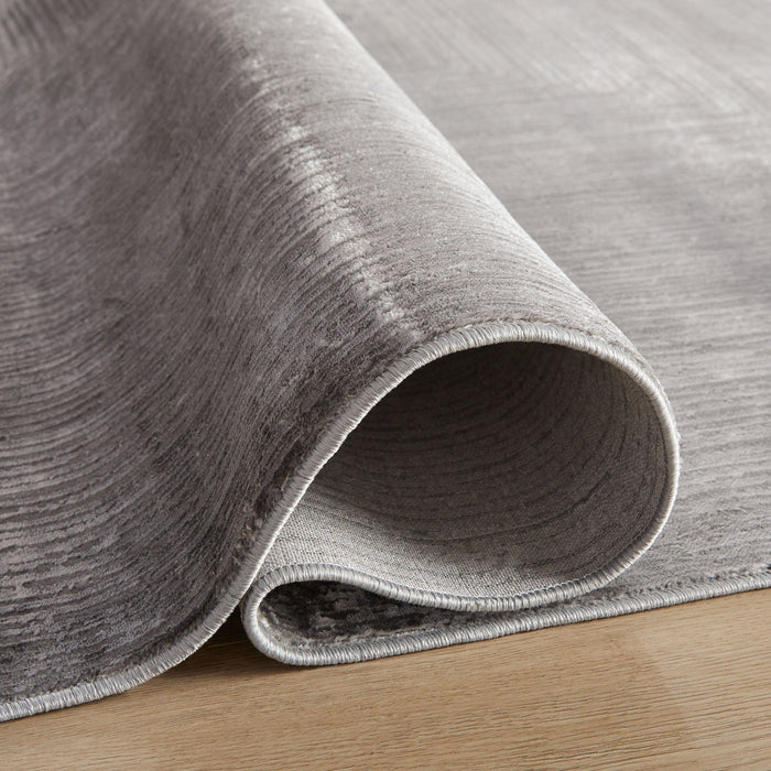 Livenza Gray Linear Geometric - U7010 - 5' x 8'