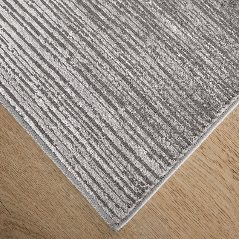 Livenza Gray Linear Geometric - U7010 - 5' x 8'