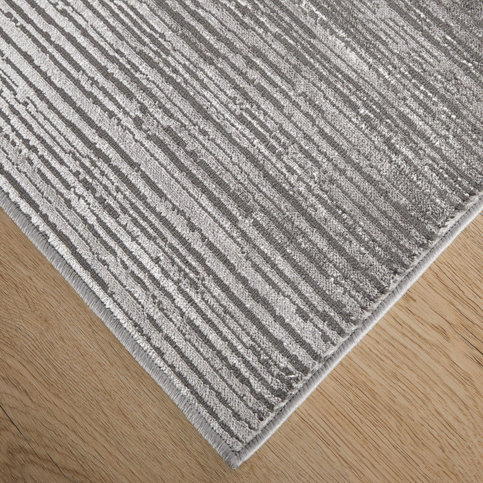 Livenza Gray Linear Geometric - U7010 - 10' x 13'