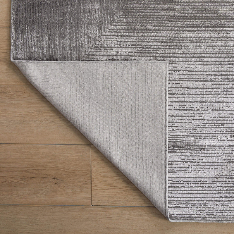 Livenza Gray Linear Geometric - U7010 - 5' x 8'