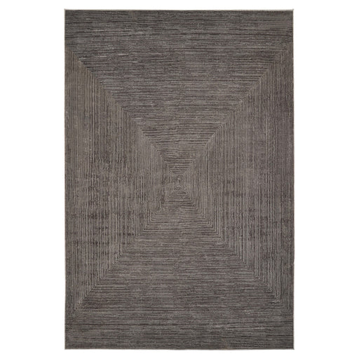 Livenza Gray Linear Geometric - U7010 - 5' x 8'