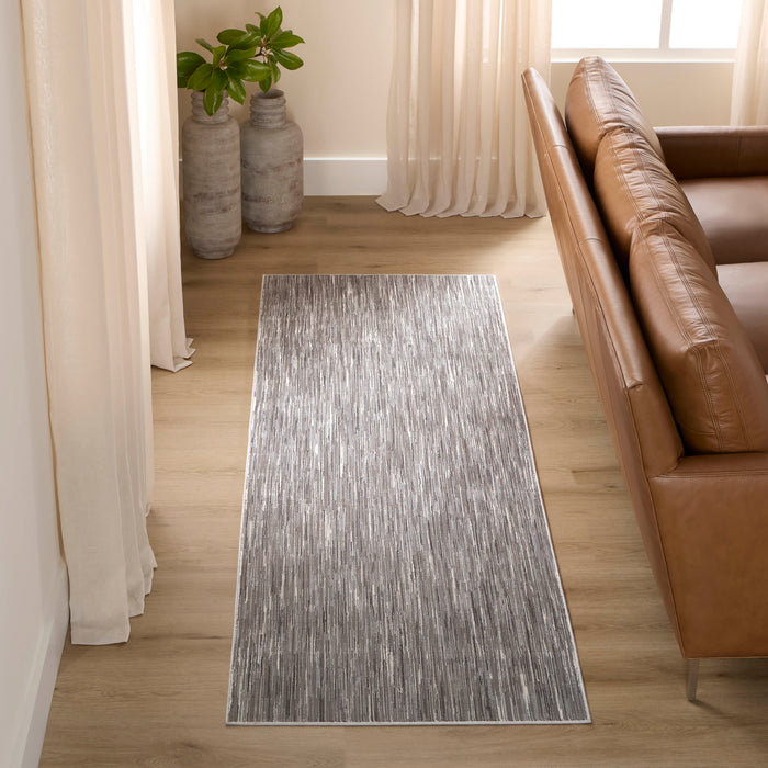 Livenza Gray Heathered - U7011 - 3' x 8' Runner
