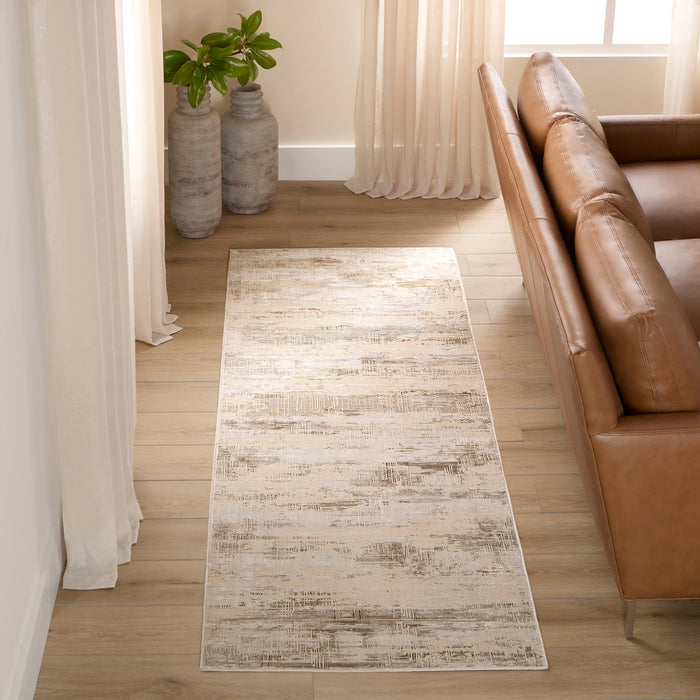 Rienz Beige Monochromatic - U7012 - 3' x 8' Runner