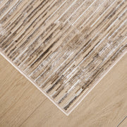 Rienz Brown Linear Geometric - U7014 - 3' x 8' Runner