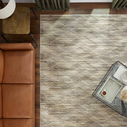 Rienz Brown Linear Geometric - U7014 - 5' x 8'