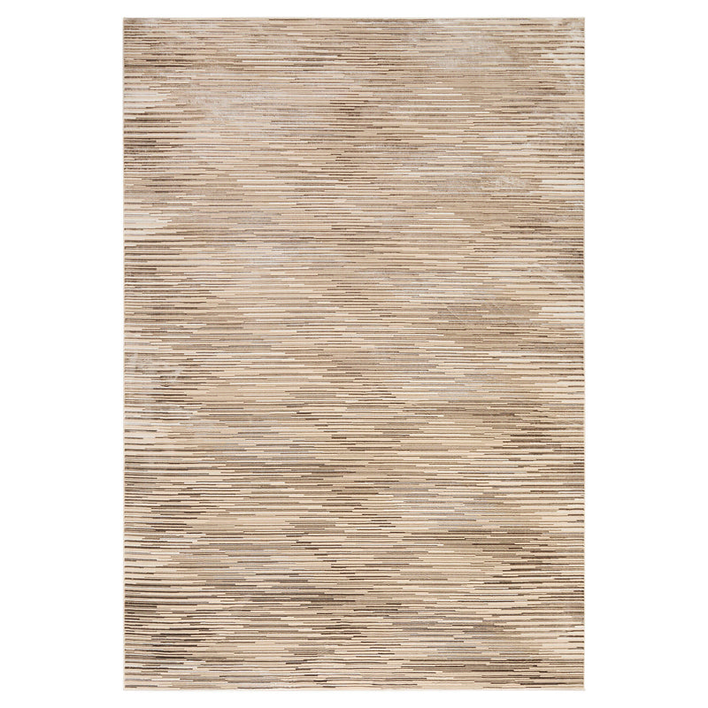 Rienz Brown Linear Geometric - U7014 - 5' x 8'