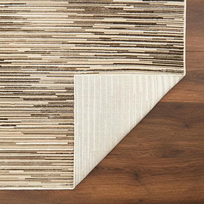 Rienz Brown Linear Geometric - U7014 - 8' x 11'