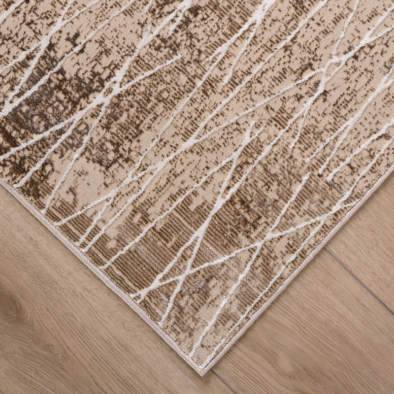Rienz Brown Painterly - U7015 - 3' x 8' Runner
