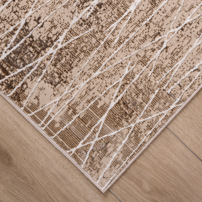 Rienz Brown Painterly - U7015 - 3' x 8' Runner