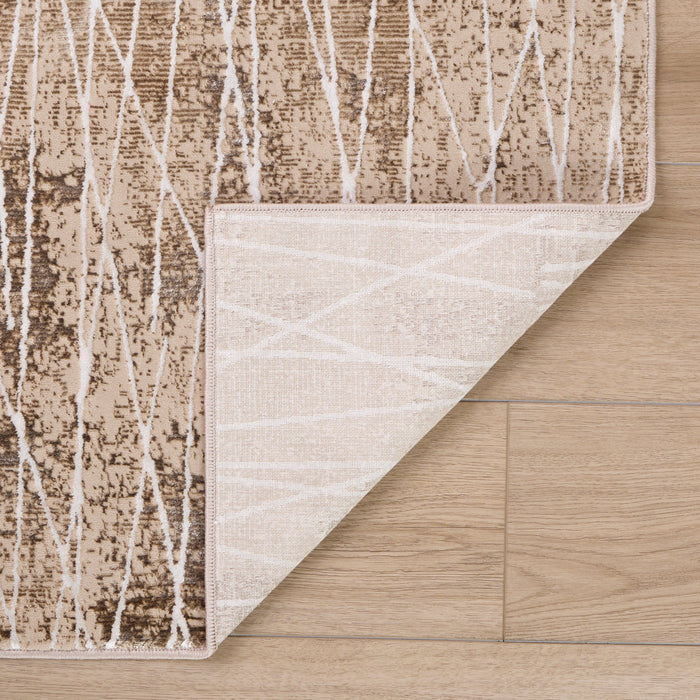 Rienz Brown Painterly - U7015 - 3' x 8' Runner
