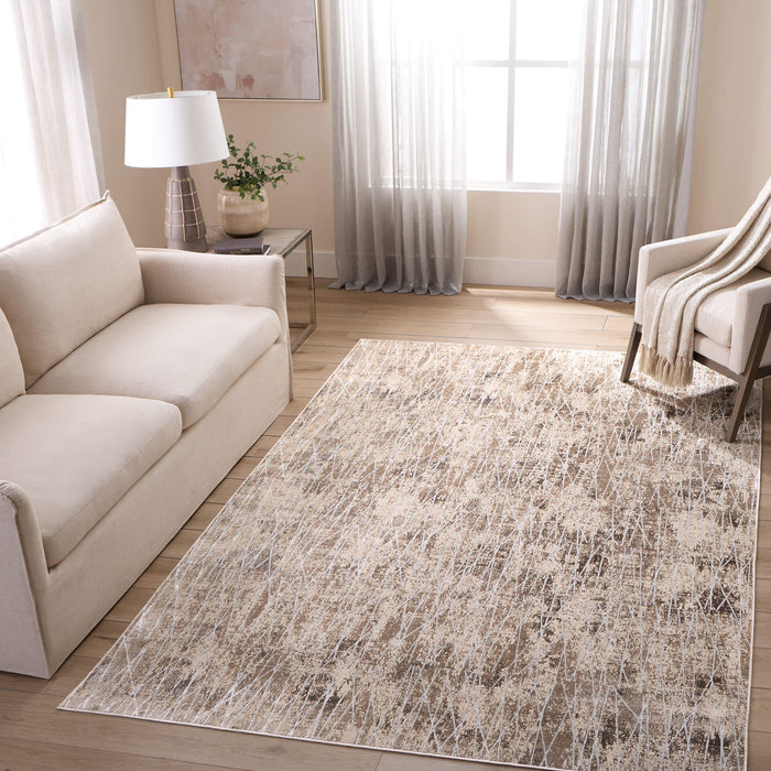 Rienz Brown Painterly - U7015 - 7' x 9'