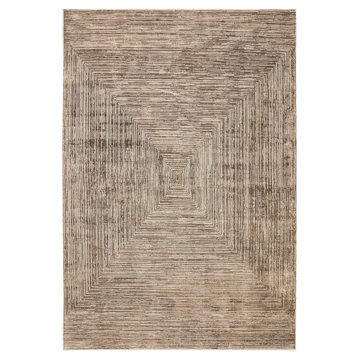 Rienz Brown Linear Geometric - U7016 - 5' x 8'