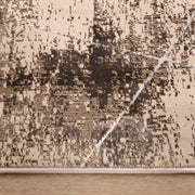 Rienz Brown Linear Geometric - U7017 - 3' x 8' Runner
