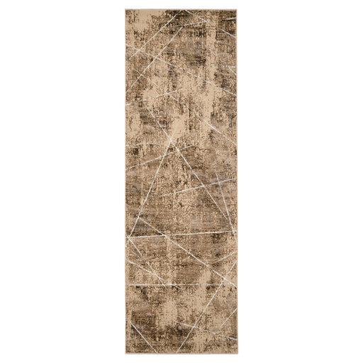 Rienz Brown Linear Geometric - U7017 - 3' x 8' Runner