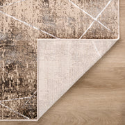 Rienz Brown Linear Geometric - U7017 - 3' x 8' Runner
