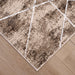 Rienz Brown Linear Geometric - U7017 - 10' x 13'