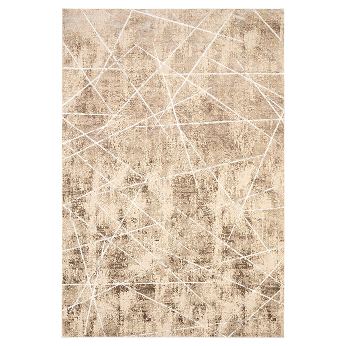 Rienz Brown Linear Geometric - U7017 - 2' x 3'