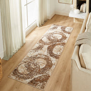 Piave Brown Geometric - U8001 - 3' x 8' Runner
