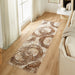 Piave Brown Geometric - U8001 - 3' x 8' Runner