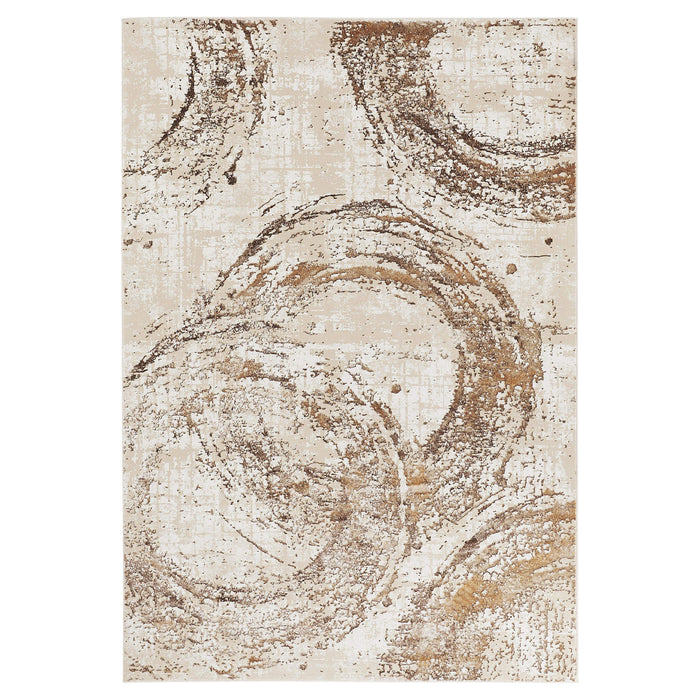 Piave Brown Geometric - U8001 - 10' x 13'