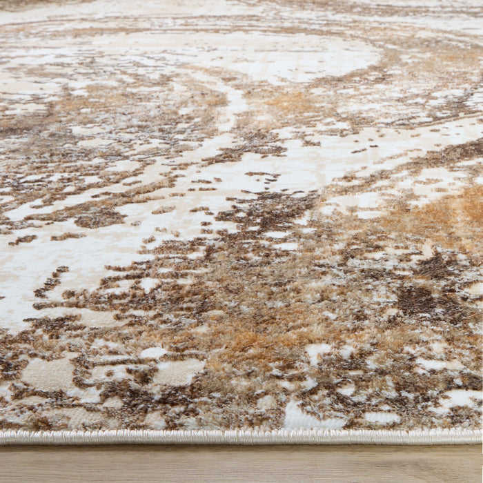 Piave Brown Geometric - U8001 - 7' x 9'