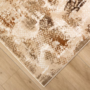 Piave Brown Painterly - U8002 - 3' x 8' Runner