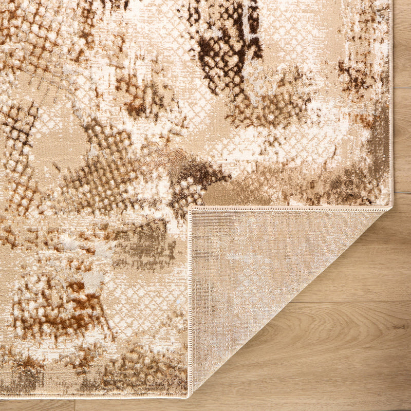 Piave Brown Painterly - U8002 - 3' x 8' Runner