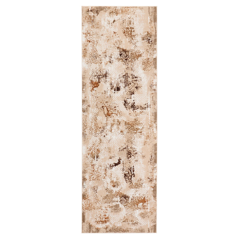 Piave Brown Painterly - U8002 - 3' x 8' Runner