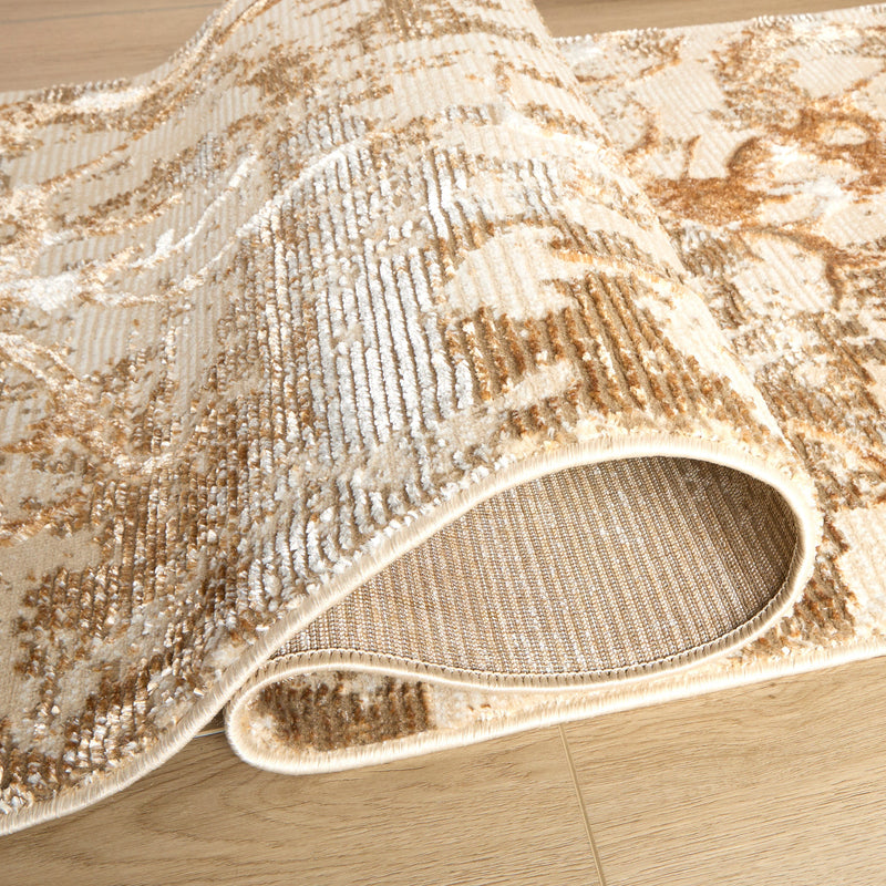 Piave Brown Painterly - U8003 - 3' x 8' Runner