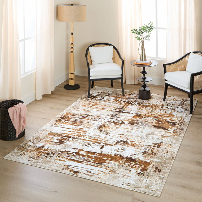 Piave Brown Linear - U8004 - 5' x 8'