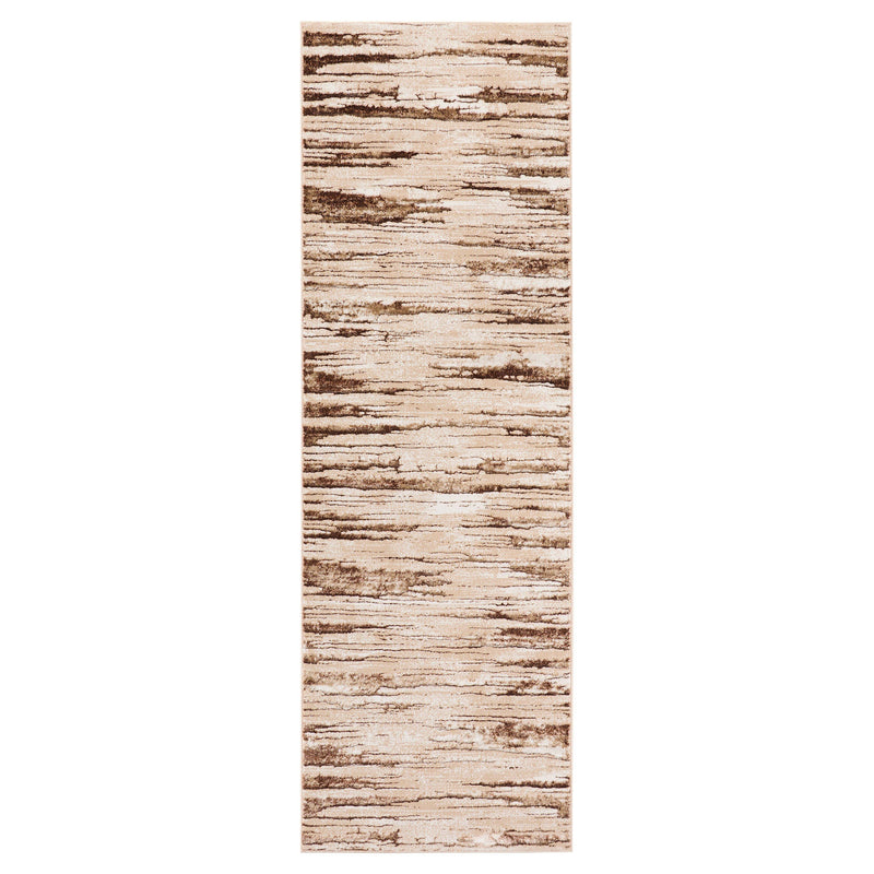Piave Brown Beige Linear - U8005 - 3' x 8' Runner