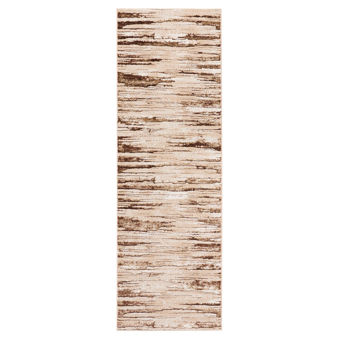 Piave Brown Beige Linear - U8005 - 3' x 8' Runner