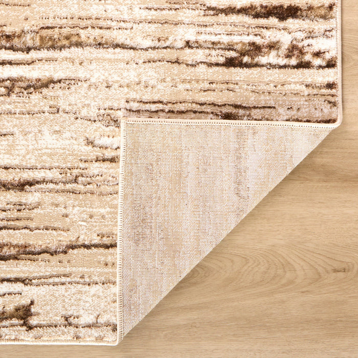 Piave Brown Beige Linear - U8005 - 3' x 8' Runner