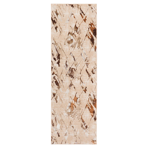 Piave Brown Beige Geometric - U8006 - 3' x 8' Runner