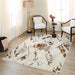 Piave Brown Beige Geometric - U8006 - 8' x 11'