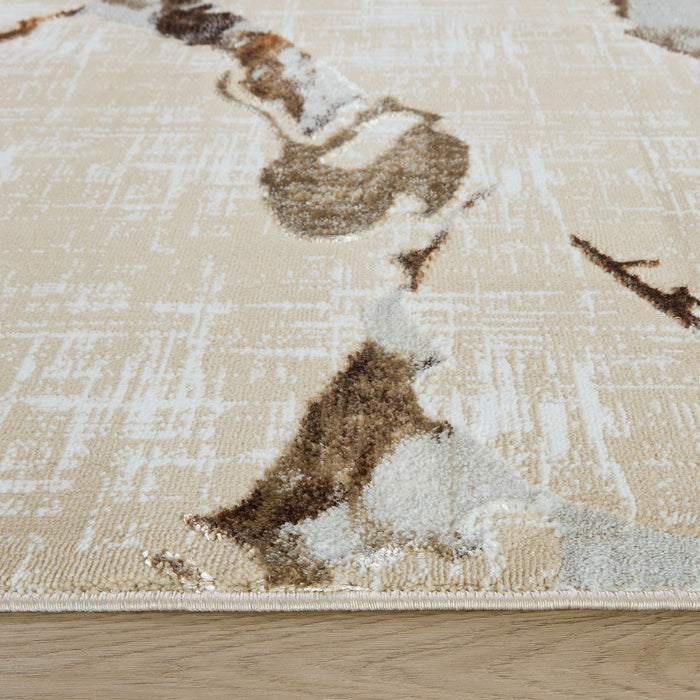 Piave Brown Beige Geometric - U8006 - 7' x 9'
