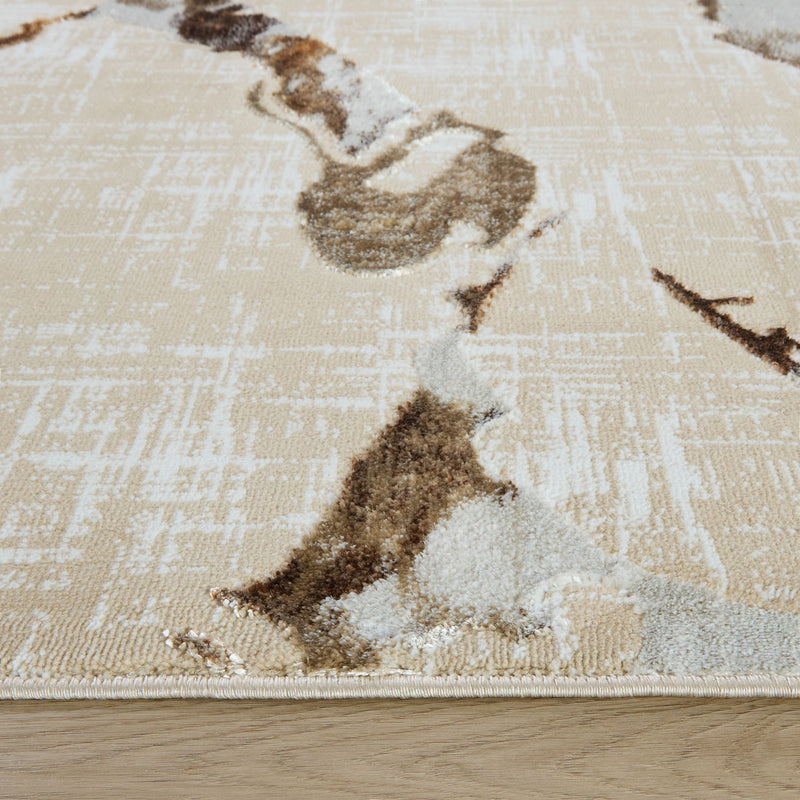 Piave Brown Beige Geometric - U8006 - 5' x 8'