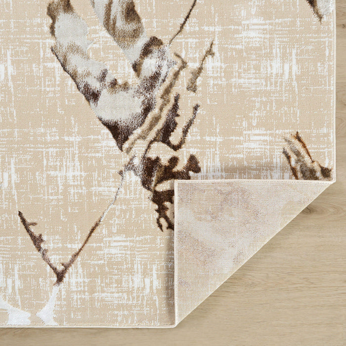 Piave Brown Beige Geometric - U8006 - 2' x 3'