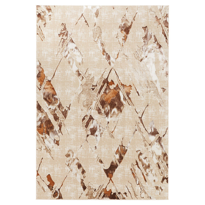 Piave Brown Beige Geometric - U8006 - 10' x 13'