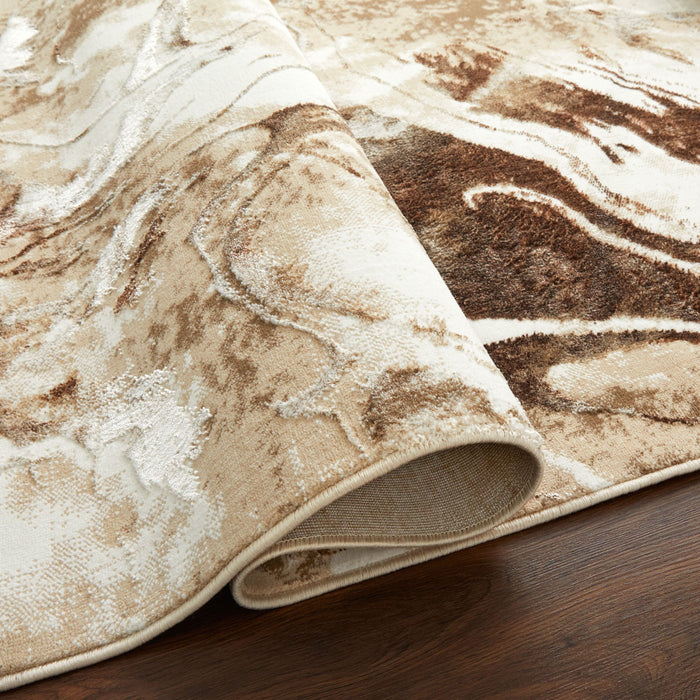Piave Brown Marbled - U8007 - 5' x 8'