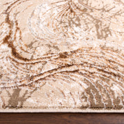 Piave Brown Linear Swirl - U8008 - 3' x 8' Runner