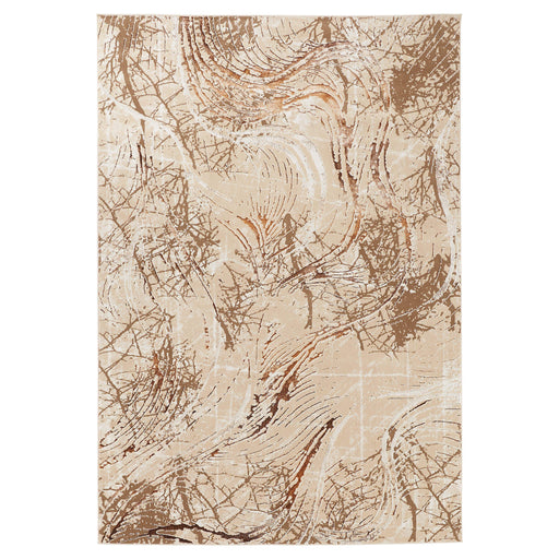 Piave Brown Linear Swirl - U8008 - 5' x 8'