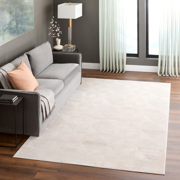 Timeless Luxe Beige Geometric - U9001 - 7' x 9'