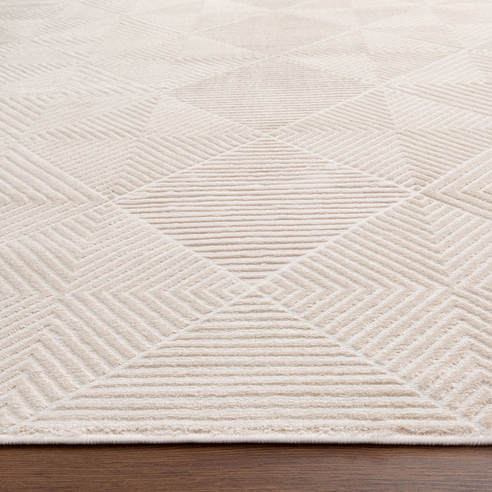 Timeless Luxe Beige Geometric - U9001 - 5' x 8'