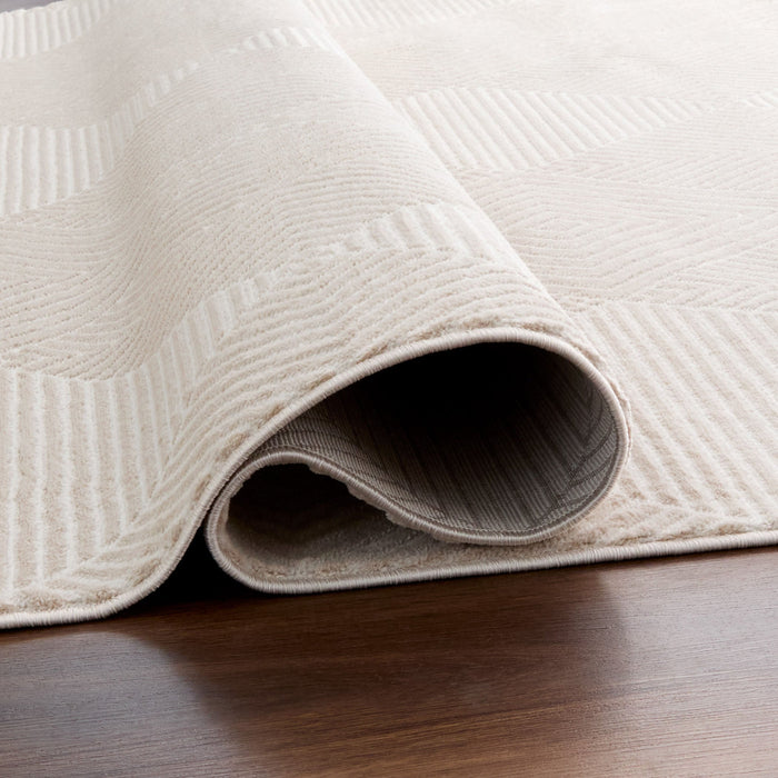 Timeless Luxe Beige Geometric - U9001 - 5' x 8'