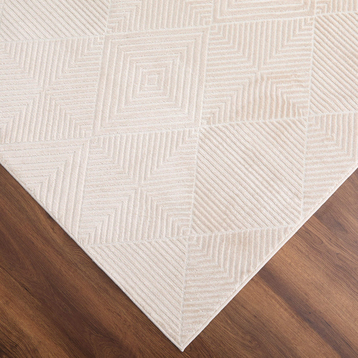 Timeless Luxe Beige Geometric - U9001 - 8' x 11'