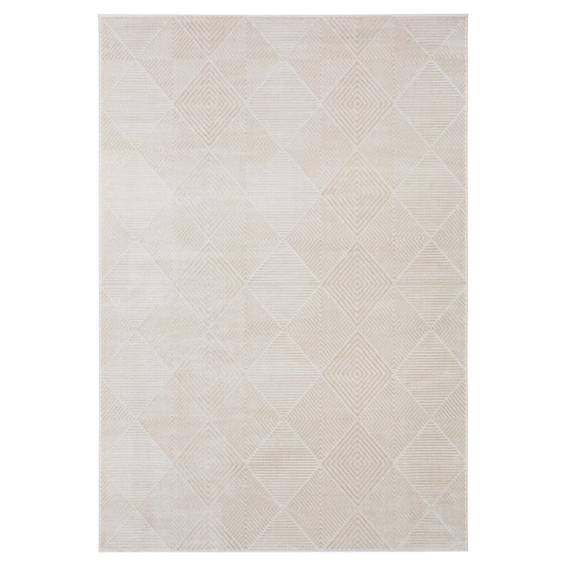Timeless Luxe Beige Geometric - U9001 - 5' x 8'
