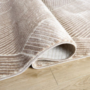Eclectic Luxe Brown Geometric - U9002 - 5' x 8'