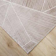 Eclectic Luxe Brown Geometric - U9002 - 5' x 8'