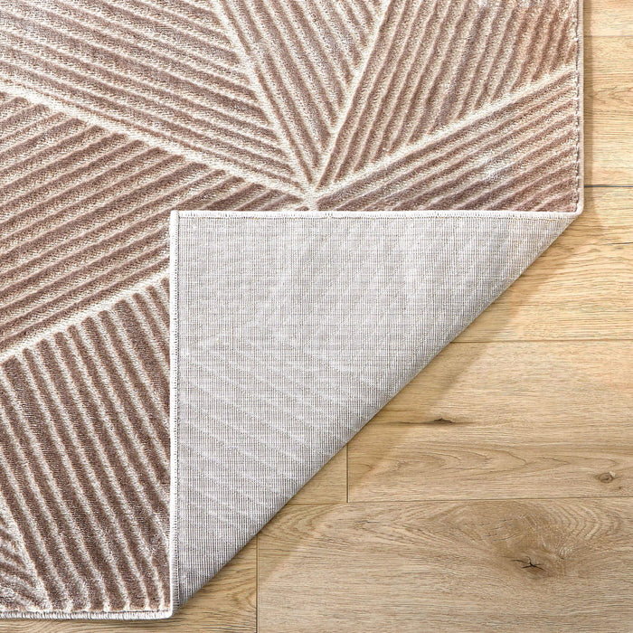 Eclectic Luxe Brown Geometric - U9002 - 2' x 3'